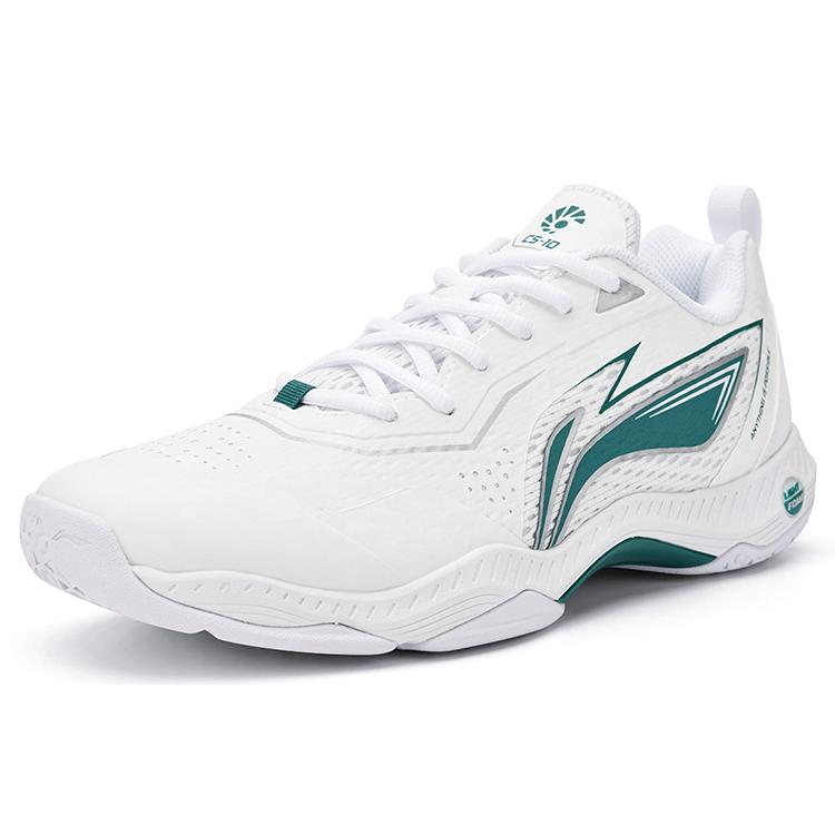 Li Ning Saga 3LITE ПУ, Текстиль Нескользящие, Износостойкие, Дышащие Покрытие Низкие Бадминтонные Кроссовки Унисекс AYZT003-4