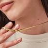 Fashion Jewelry Ladies 18k Gold Plated Stainless Steel Snake Chain Choker Necklace Women Waterproof Jewelry