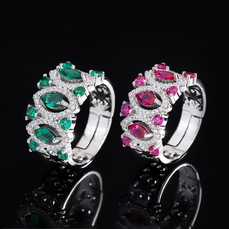 Sace Gems Классическое кольцо из медного сплава с цирконом, женские ювелирные изделия, свадебный подарок для вечеринки