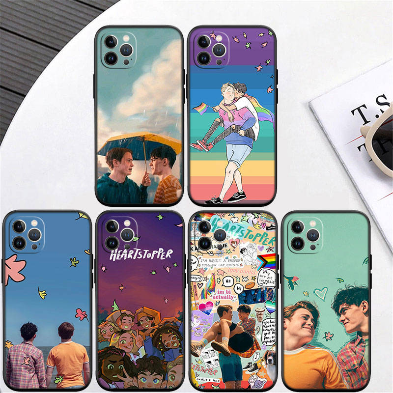 Чехол для телефона ED23 Heartstopper для iPhone 6 6s 7 8 11 12 13 14 15 XS Pro Max XR X SE Samsung S20 S21 S22 S23 S24 FE Ultra Plus Lite S21S A55