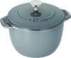 Staub Staub Cocotte De GOHAN Gray M Rice Rice 2 Painted Cast Enamel IH Rice Cooker Japanese La Cocotte De GOHAN "La 16cm" Pot, Cooker, Cups, Metal,