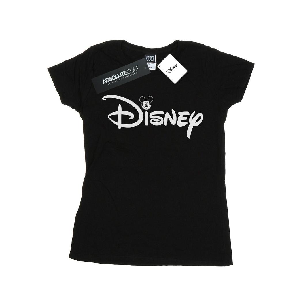 Disney Womens/Ladies Mickey Mouse Head Logo Cotton T-Shirt