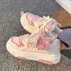 Platform Skateboard Bread Shoes Women's Ins Trendy Versatile Casual Sports Little White Shoes Spring New Models