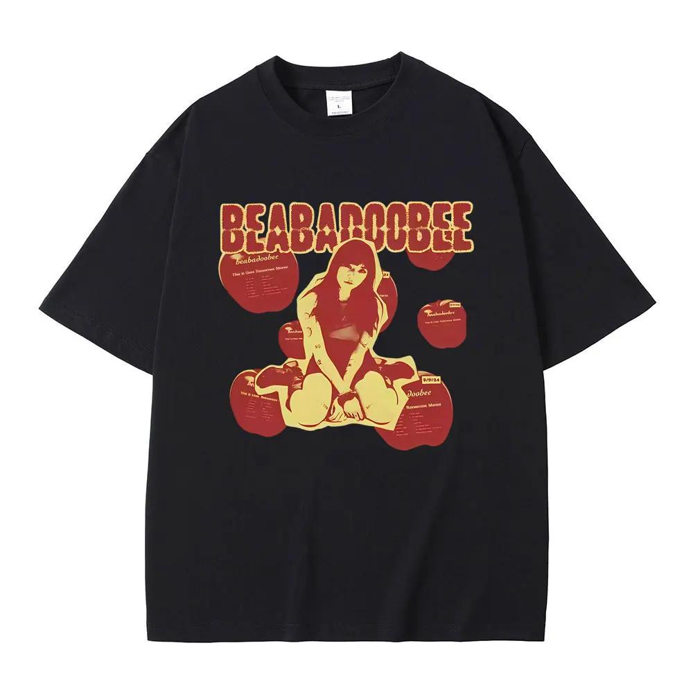 Take A Bite Beabadoobee Графическая футболка Мужская Женская Мода Поп-музыка Футболки Мужские Винтажные Большие Футболки с коротким рукавом