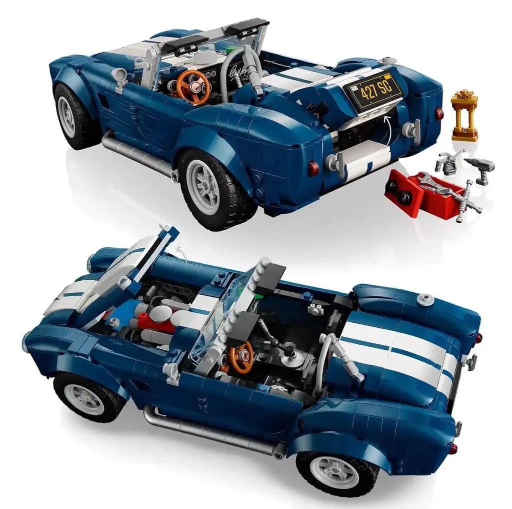 Creative New FIT 10357 Blue Sports Car Model Car, Educational Toys, Birthday Toy Gifts, Christmas, Halloween Gifts