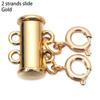 1 шт. DIY Магнитный многослойный трубчатый замок-коннектор для ювелирных изделий, застежки-распорки для ожерелья, застежка-слайдер, замок-застежка