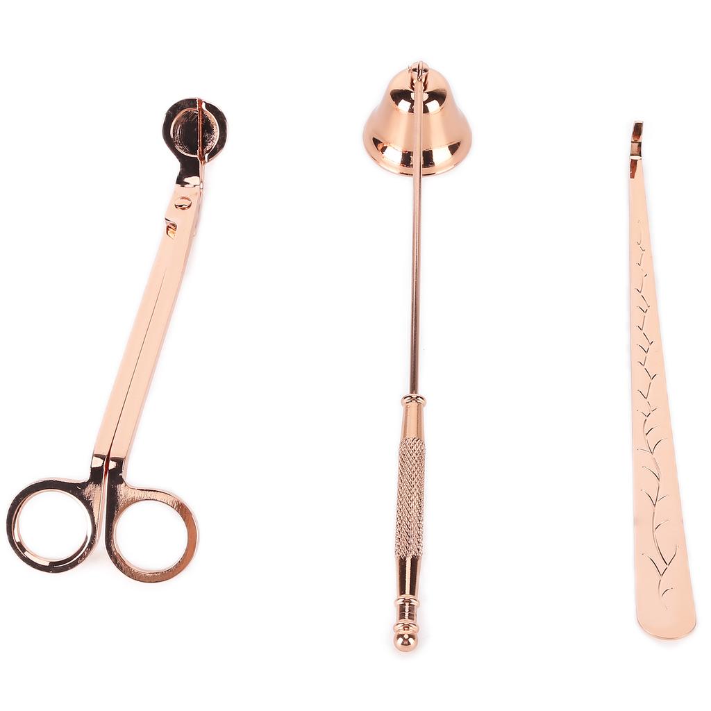 Набор из 3 предметов для свечей, триммер для фитиля, резак, гаситель, ковш для фитиля, подарок