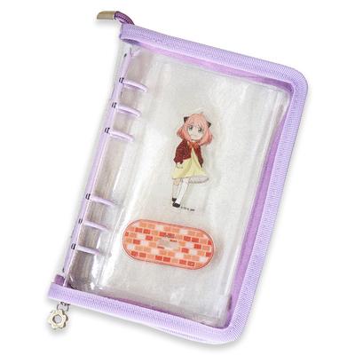 Чехол Happy mono Axta Файл для хранения файлов Axta Акриловая подставка Otakatsu Goods Otakatsu Carrying Otakatsu Goods A5 A6 Папка с 6 отверстиями (А6 Фиолетовый)