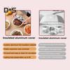 10/30/50Pcs Repeatable Aluminum Foil Insulation Cover Elastic Heat-Resistant Food Covers for Kitchen  Lock Aluminium Foil Storage Covers for Fruit