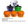 Halloween Candy Bucket Mini Trick or Treat Candy Holder with Handle Small Pumpkin Ghost Bucket for Halloween Party Supplies
