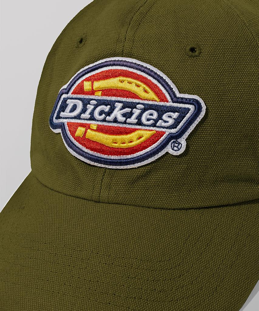 DICKIES Big Logo Washed Ball Cap Olive