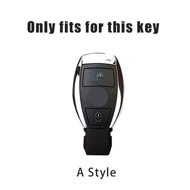 WAK3 Fashion Zinc Alloy Car Key Remote Key Case Cover For Mercedes Benz A C E S G Class GLC CLE CLA W177 W205 W213 W222 X167 AMG