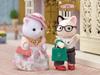 Epoch Sylvanian Families Calico Critters Городской Персидский Кот Сестра Набор Модной Одежды TVS-9 ST Mark Сертифицированная Кукольная Домик Игрушка Возраст 3+