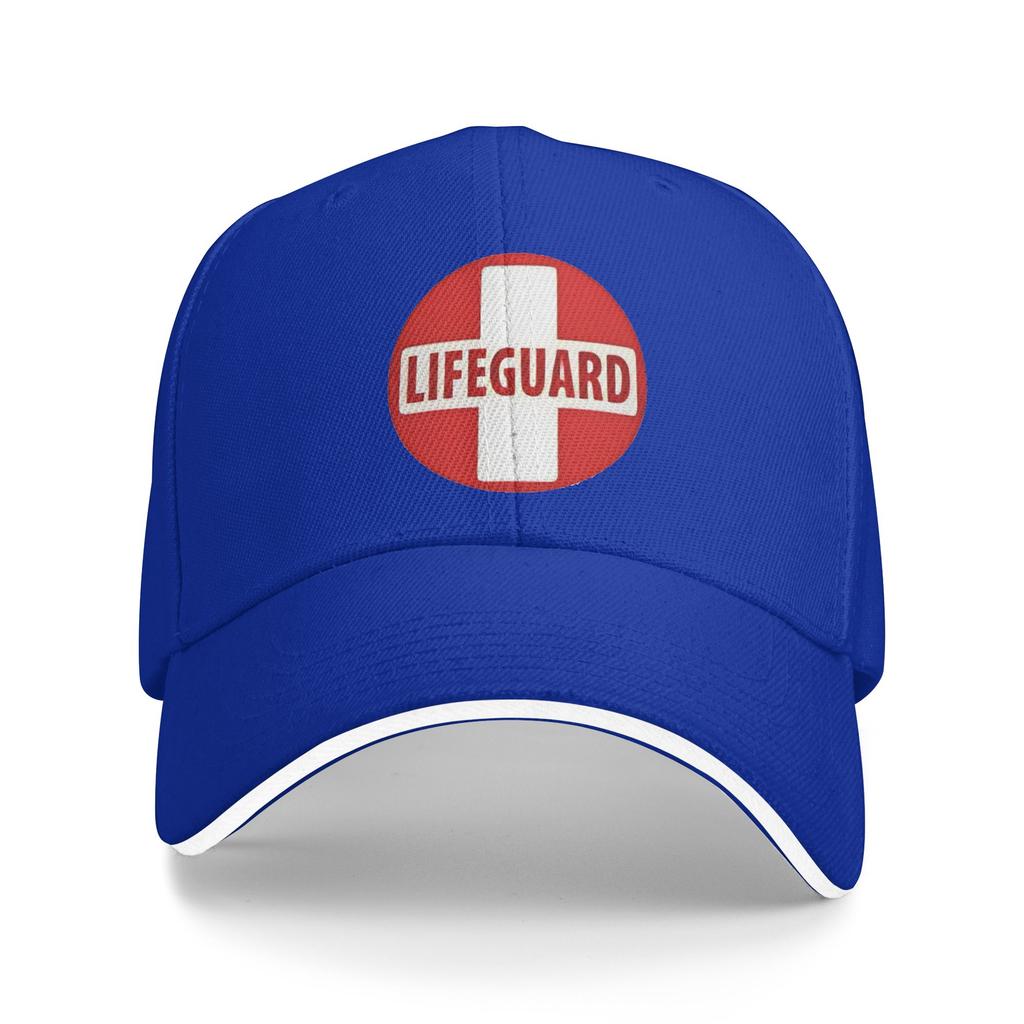 Casual Baseball Cap Lifeguard Red Logo Hunting Camping Trucker Hat For Women Wholesale Stylish Snapback Cap