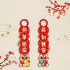 1 Pair Zodiac Snake Snake Year Door Handle Hanging Blessing Doorknob Ornament Spring Festival