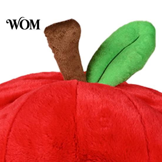 Safe Cave Bed for Anxious Cats Apple-Shaped Cat Bed, Plush Pet Hideaway with Removable Cushion, Warm Comfortable Enclosed House Cozy Small Dogs Autumn