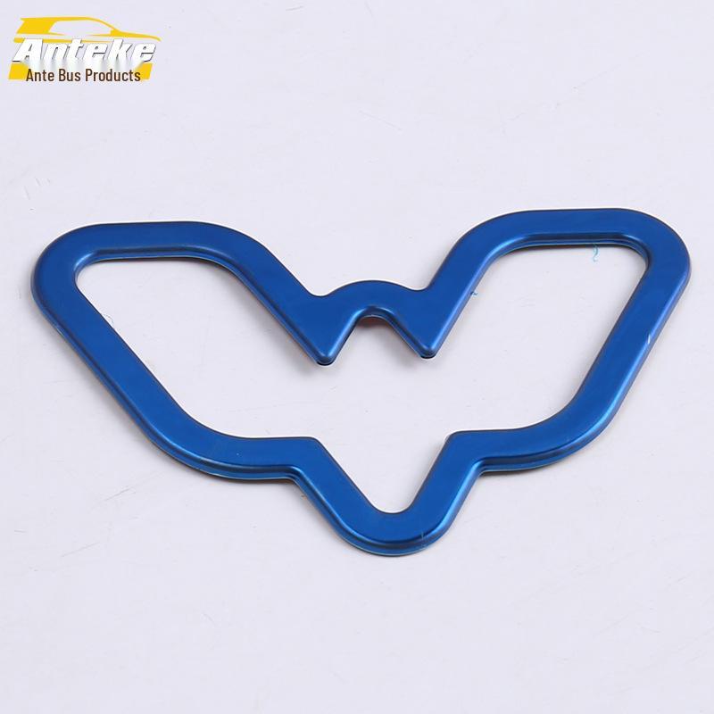 Hongguang S Steering Wheel Emblem Frame & Dashboard Sticker for 18 Models