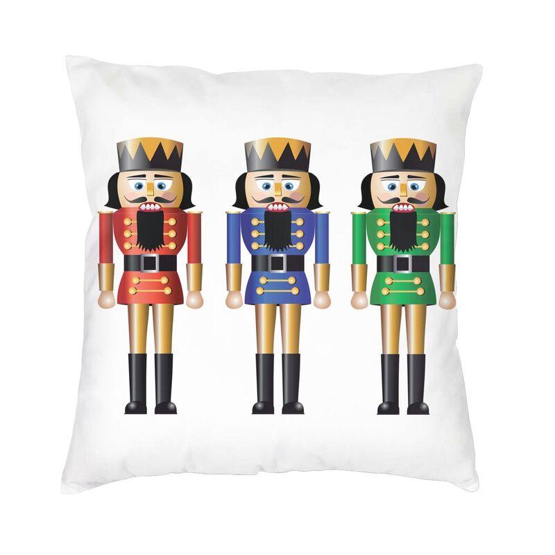 Щелкунчик-солдат, игрушка в подарок, чехол для дивана, домашний декор, квадратная наволочка