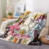 Cardcaptor Sakura designPrint Flannel Blanket, High quality Comfortable for All Seasons, Home Decor, Warmth and Comfort