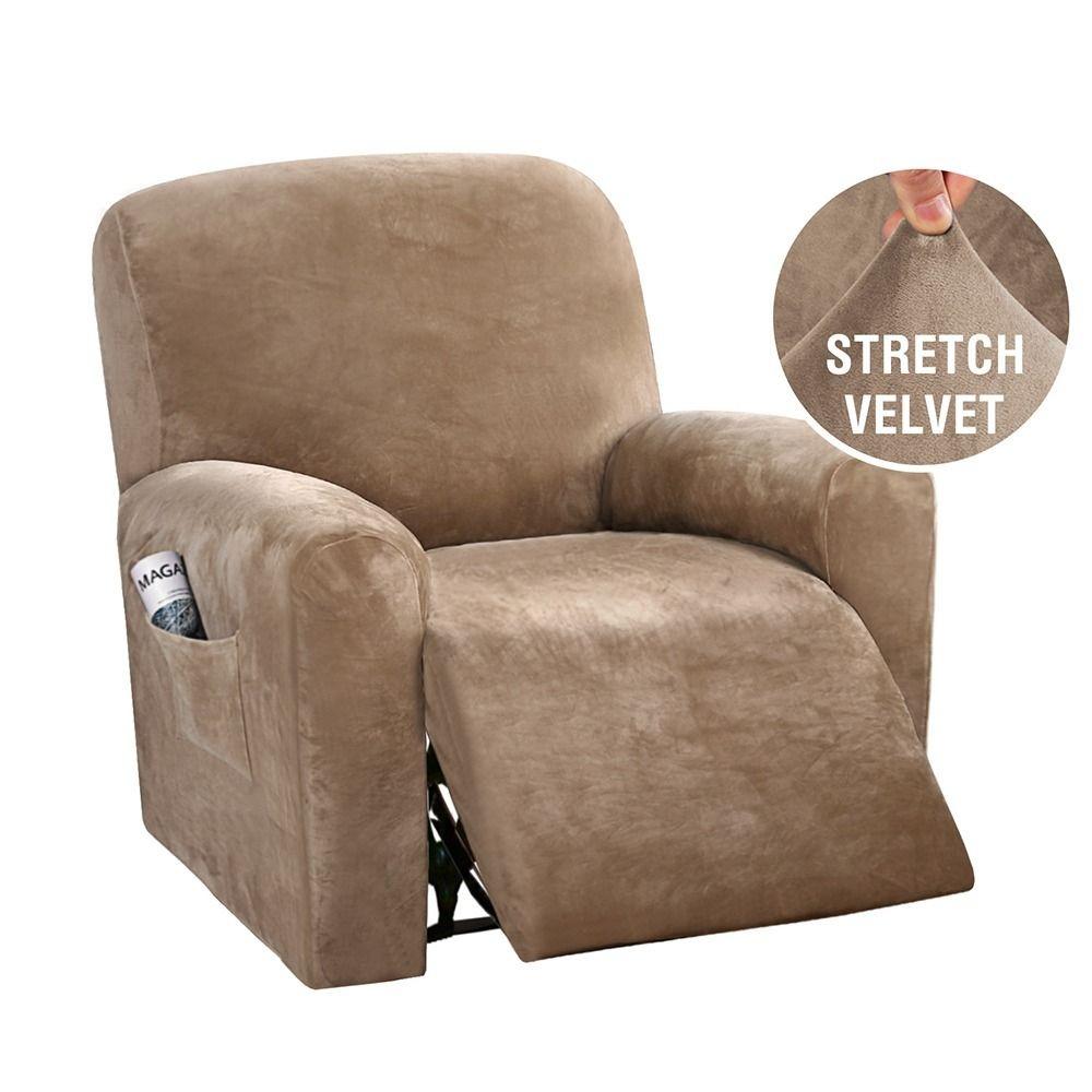 Бархатные чехлы на диван, эластичный протектор для дивана, мягкие чехлы для кресла-реклайнера, Lazy Boy