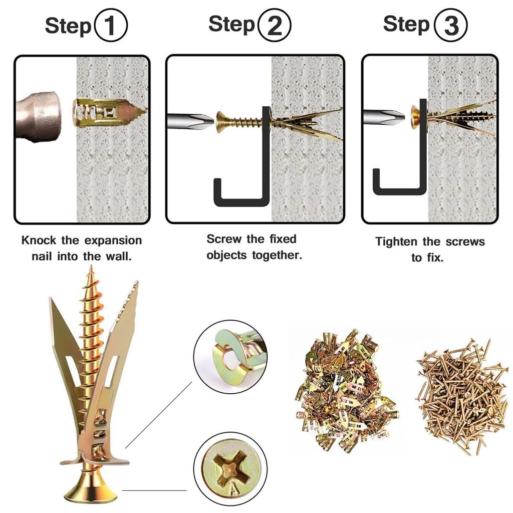 Самонарезающие анкерные винты, Самонарезающие анкеры из плакированной стали, Самонарезающие анкеры для гипсокартона с винтами