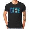 Diver In The Deep Water Hipster TShirt Dive Scuba Diving Men Graphic Cotton Tops T Shirt Oversized T-shirt Streetwear
