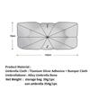 KWMBS1 Car Sticker Car Sunshade Windshield Umbrella Sun Protection Accessories For BMW Performance M3 M5 F25 F26 F15 F16 E90 E91 E92 E6