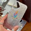 Акриловая задняя панель и ТПУ бампер для iphone 13 16 Plus Air 15 18 Pro Max 17 Pro 11 XR 12 XS Max 14 Серебряные бабочки и текст hone Чехол Ударопрочная крышка
