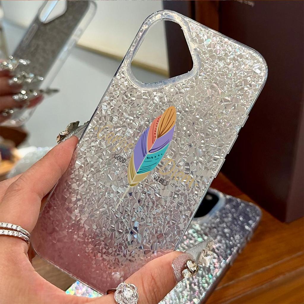 Акриловая задняя панель и ТПУ бампер для iphone 13 16 Plus Air 15 18 Pro Max 17 Pro 11 XR 12 XS Max 14 Серебряные бабочки и текст hone Чехол Ударопрочная крышка