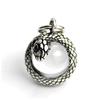 Snake Snake Reptile Pendant Silver Crystal Ladies Men's
