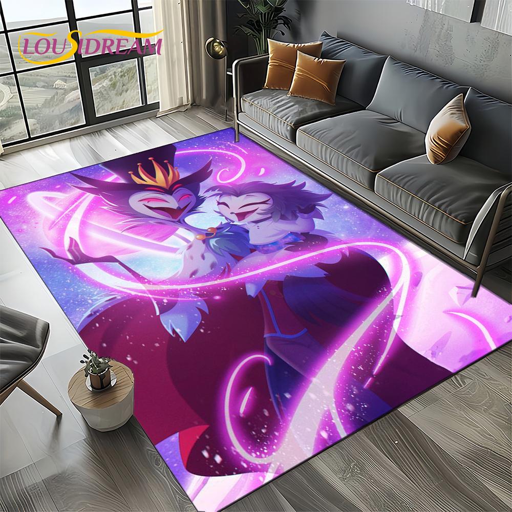 2025 H-Hazbin Hotel Чарли Мультяшный Ковер Коврик для Спальни Гостиной Домашний Декор Дивана, Игровой Декор для Детей Напольный Коврик Подарок