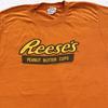 Вінтажна футболка 80-х REESE’S PEANUT BUTTER CUPS РОЗМІР S м'яка тонка снек-цукерка