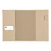 Delfonics Leather Diary Cover, B6 (Grey Beige)