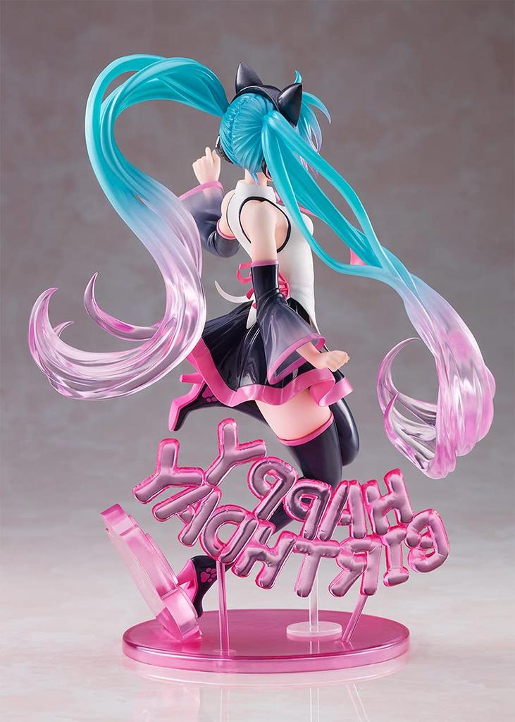 TAITO Hatsune Miku Birthday2021 AMP Figure Cat ~Happy Ver.~