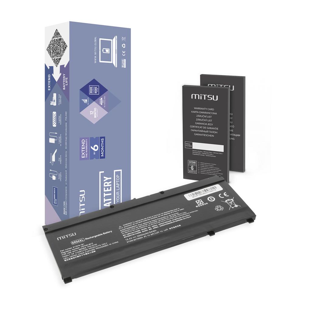 SR04XL TPN-C133 Battery for HP Omen 15-DC 15-CE