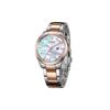 Citizen Серия Eco-Drive Модные Деловые Водонепроницаемые Солнечные Кварцевые Часы со Стальным Ремешком 41 мм Женские Серебристый Циферблат EW2456-88D