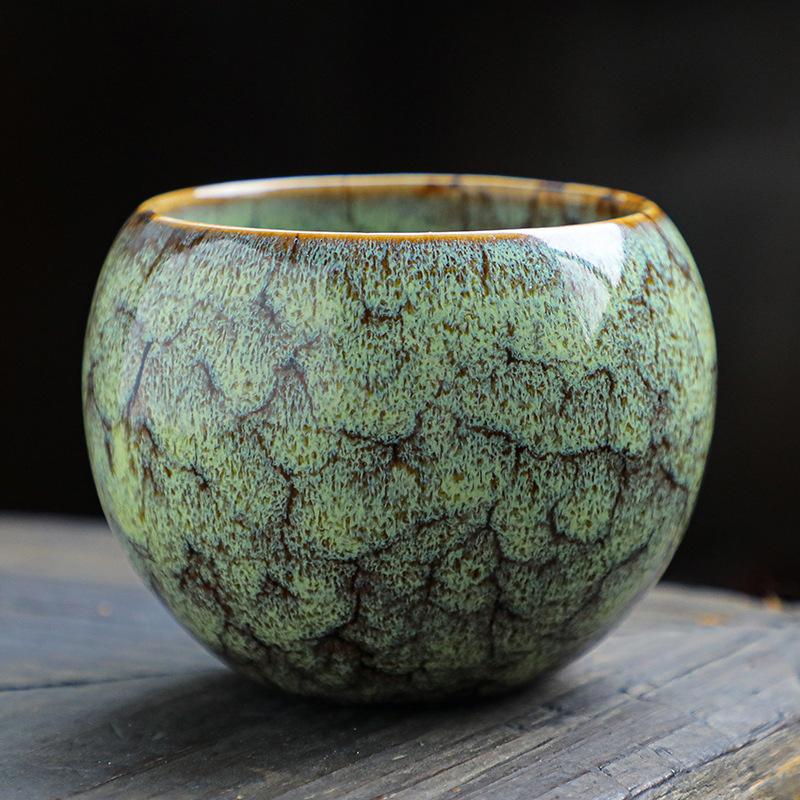 Чашка для чая одинарная обжиг с изменением цвета глазури Тяньму Цзяньчжань мастер-чашка чайная чашка керамическая чашка для эспрессо глазурь с изменением цвета