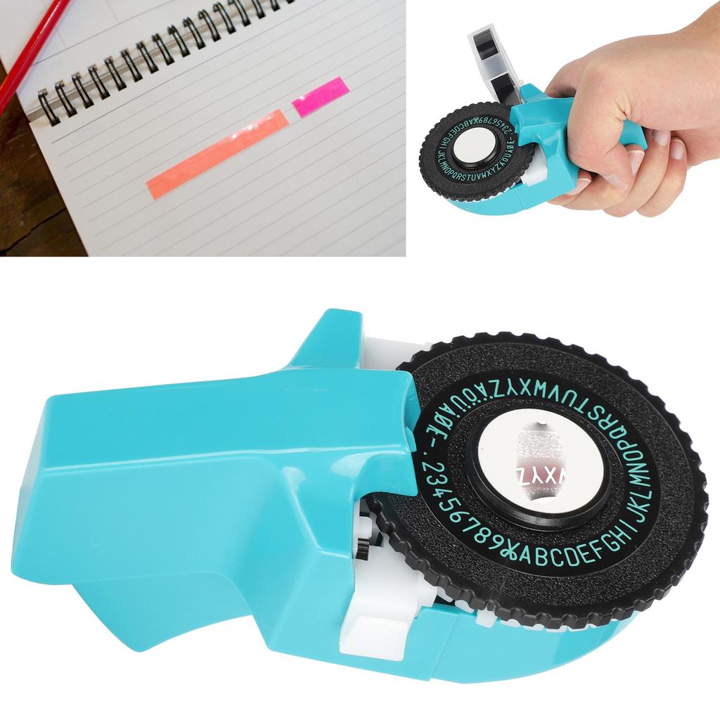 Машина для тиснения этикеток Wheel Writer Mini Handheld Printer Этикетировочная машина E‑101