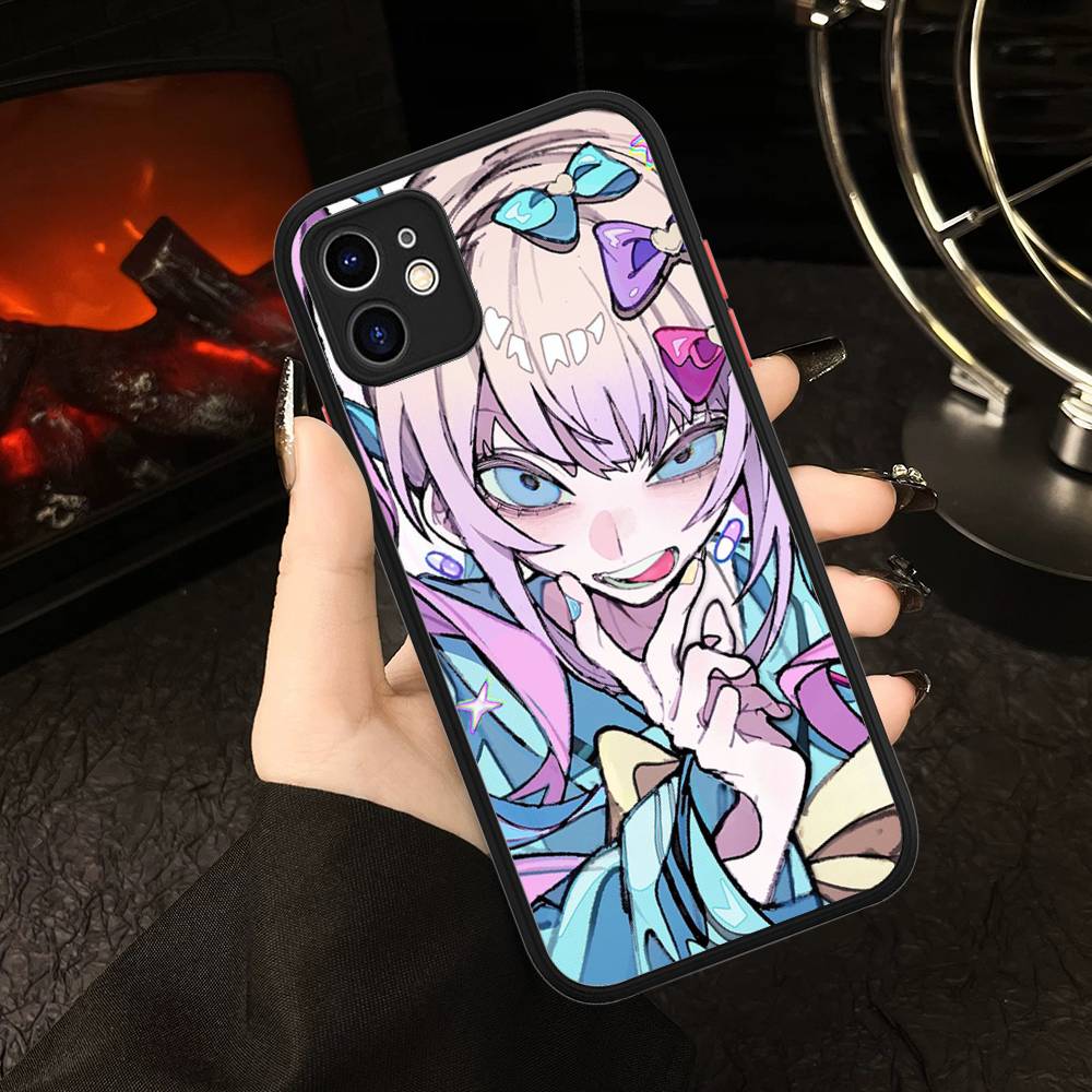 Needy Girl Overdose Game Милый Чехол Для Телефона Девочка Для IPhone 13 12 X XS MAX Pro Max 16 15 11 14 Pro Max Ударопрочный Матовый Чехол