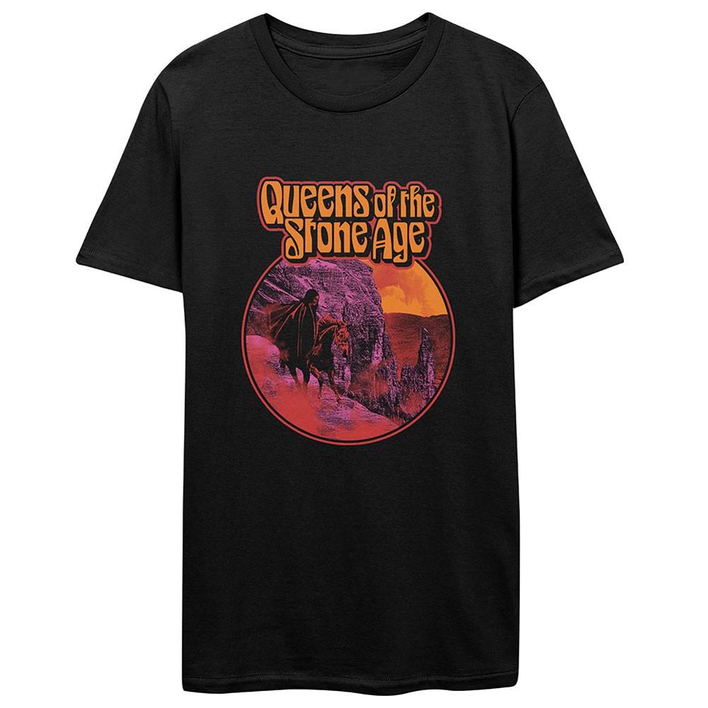 Men's Queens Of The Stone Age Hell Ride Slim Fit T-shirt X-Large Black