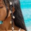 Summer Beach Vacation Style White Shell Pendant Hair Accessories Women's Jewelry Simple Leisure Ocean Elements Accessories