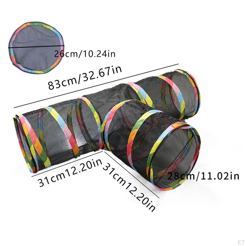 Туннель для кошек, манеж для собак на открытом воздухе, дышащий, домик-убежище для щенков кроликов на открытом воздухе