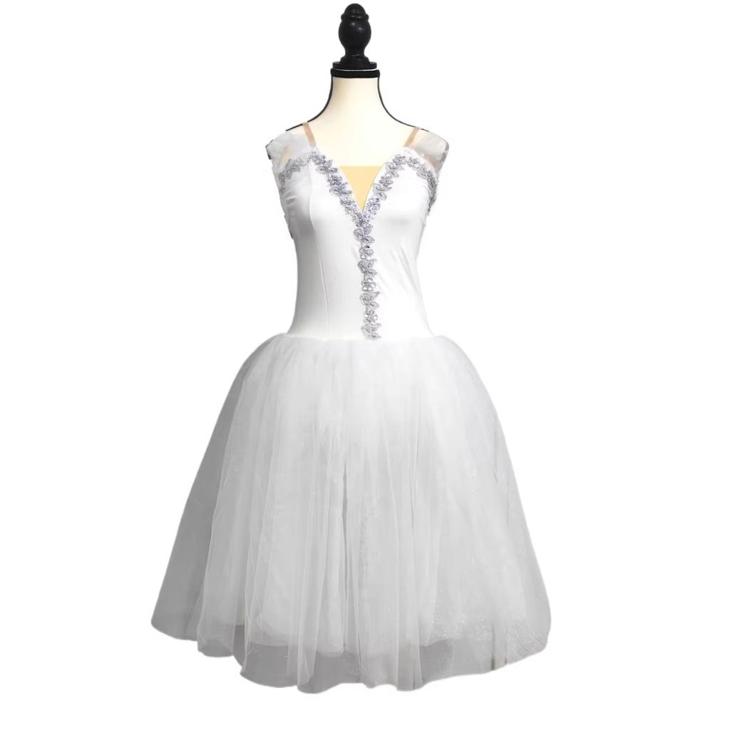 Ballet Tutu Skirt Performance Children's Competition Professional Dance Ballet Dress Fairy Long Dress Ballet Costume Girls Kid
