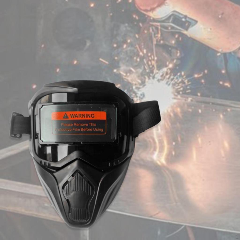 Сварочная маска капюшон с автоматическим затемнением защитная маска для лица полное покрытие для TIG Mig ARC прочная