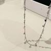 Легкая Роскошь Нишевое Звездное Циркониевое Ожерелье Женское Корейское Нишевое Универсальная Модная Цепочка на Ключицы Темперамент Чистое Желание Цепочка на Шею