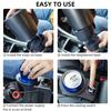 Smart 2In1 Heating Cooling Cup Mug 12V Car Cup Holder Mini Display Screen Beverage Mug Drink Can Car Home Drink Cooling Mug