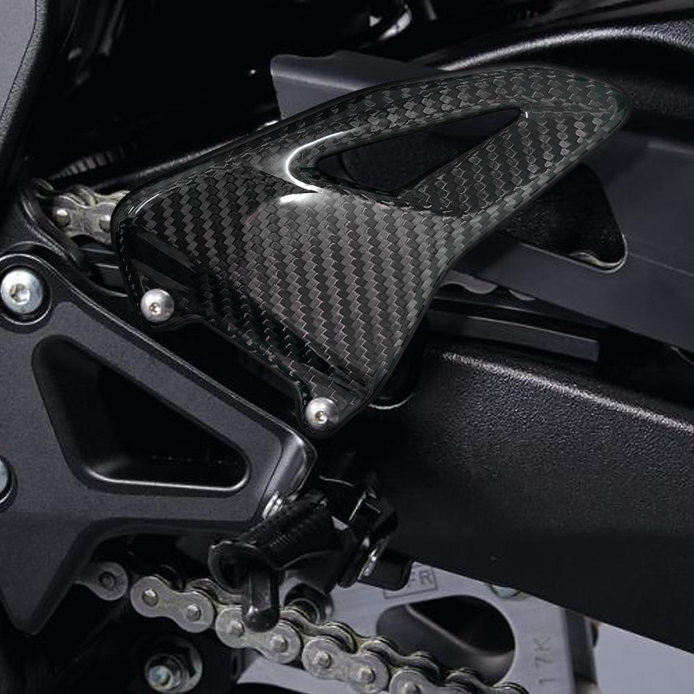Углепластиковый защитник пятки педали мотоцикла для Suzuki GSXR 1000 2017-2024 GSX-R1000 2017-2024