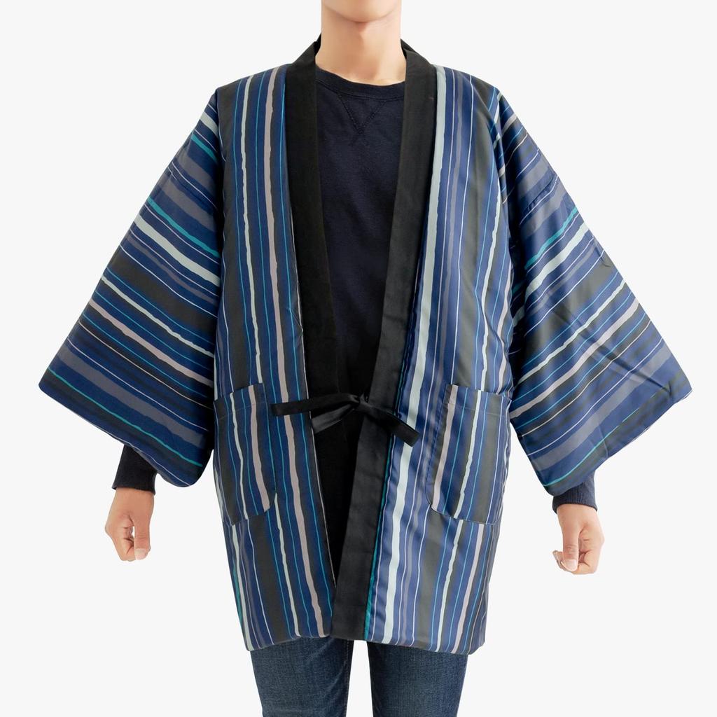 Мужская двусторонняя хантэн KYOETSU (Зимняя куртка) с хлопковой подкладкой (Размер M, 2A-2B)