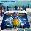 Custom Name 3PCS Nighttime Adventure Doll Bedding Set,Including  Duvet Cover And 2pcs Pillowcases Perfect for Bedroom,Dormitory,Fan Christmas gift