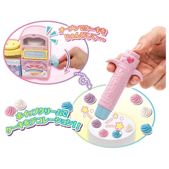 Takara Tomy Ricchan Yumedeco Patissier Ponpon Whip Dress-Up Pretend Play Toy 3+ 14.0x36.0x26.0cm